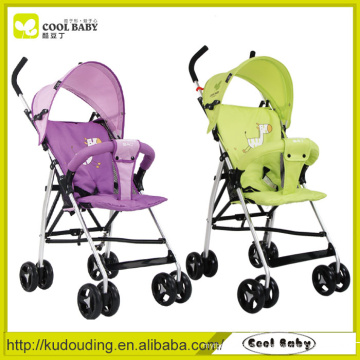Poussette bébé sur mesure, poussette bébé avec grandes roues, poussette bébé fabriquée en Chine avec roues avant avec suspension